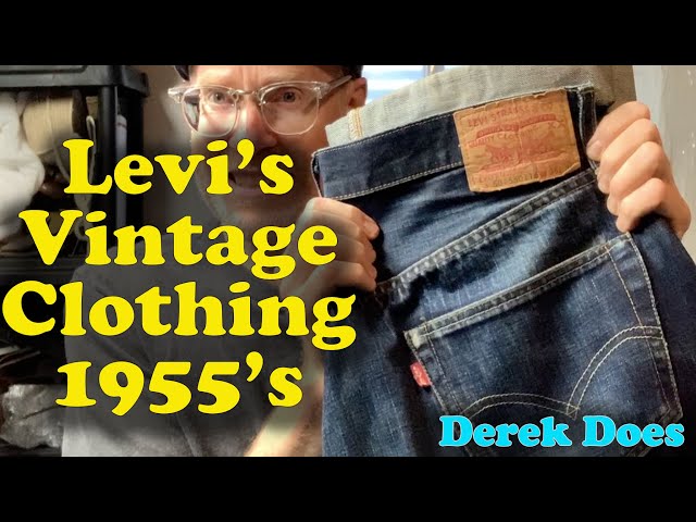 Levi's Vintage Clothing 1955 501's. - YouTube