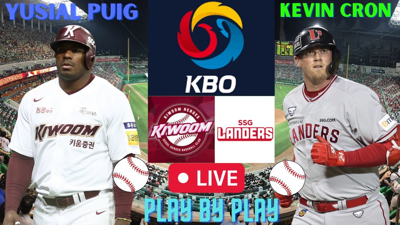 Kiwoon Heroes vs SSG Landers l KBO Korean Baseball l Live Play By Play