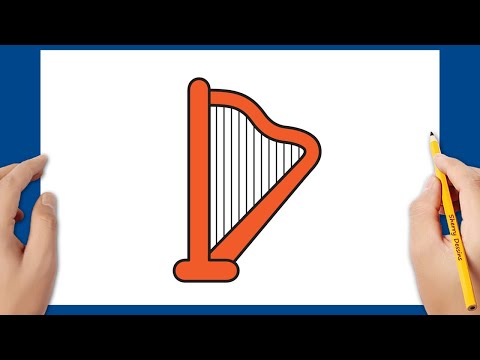 Vidéo: Comment Dessiner Une Harpe Avec Un Crayon