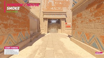 CS2 Anubis - Window/House Smoke