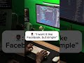 “Like Facebook but simple” 😏🙄 #codinglife #developer #consistency #devjourney #foryou