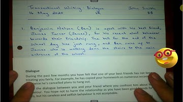 How to write a DIALOGUE