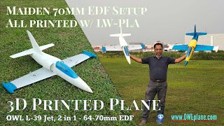 Owl L-39 64-70Mm Edf - 70Mm Edf Setup W Full Lw Pla And Short Wing Version