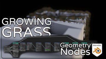 Grass Growing On Text Tutorial With Geometry Nodes [Blender 2.93]
