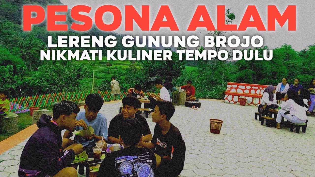 SUASANA DESA ||LEMAH DUWUR JOHO PURWANTORO || ada tempat baru kuliner tempo dulu jembatan merah