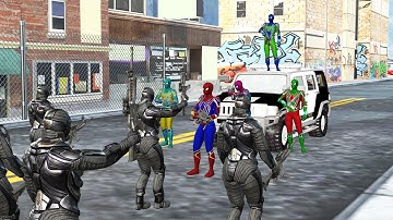 Spider Man catches bank robbers (trailer)