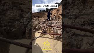 Gold mining in the Amazon! #goldrush #jungle #mining #construction