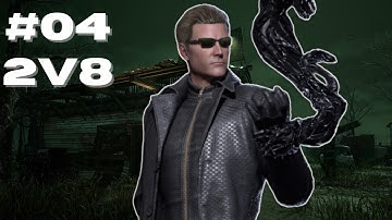 Gameplay 2v8 THE MASTERMIND (Wesker) 04 | No Commentary | Dead by Daylight