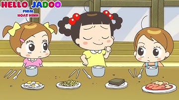 Jadoo Ăn Xúc Xích Và Trứng Ốp - Xin Chào Jadoo - Phim Hoạt Hình Hello Jadoo Được Yêu Thích Nhất