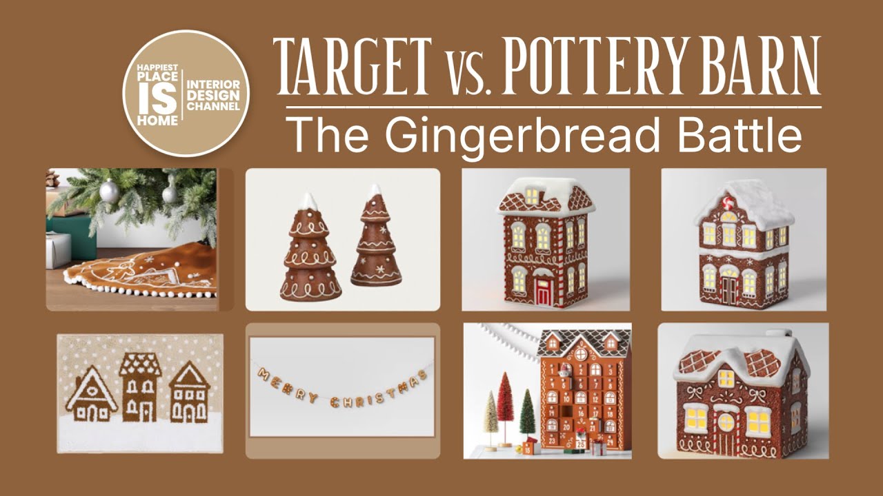 Target vs. Pottery Barn- Gingerbread Battle - YouTube