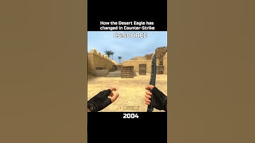 How Desert Eagle changed in Counter-Strike  #cs #cs16 #cssource #csgo #cs2  #retrogaming #cshistory