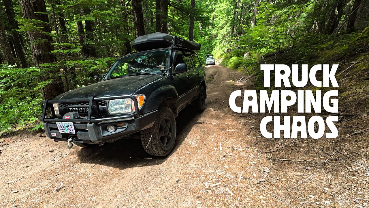 We almost didn’t find a campsite...then it got worse. Truck camping in Gifford Pinchot NF
