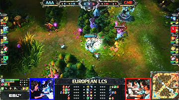 Gambit vs aAa @ LCS EU Spring Week Nine: Slippery Diamond