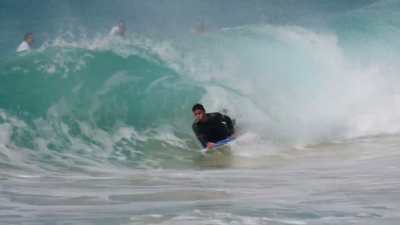 RAW CLIPS • Sandys - Sunday Morning 7-14-24 • Bodyboarding