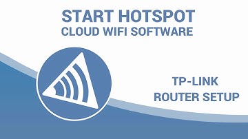 TP-Link WiFi Hotspot setup - StartHotspot.com