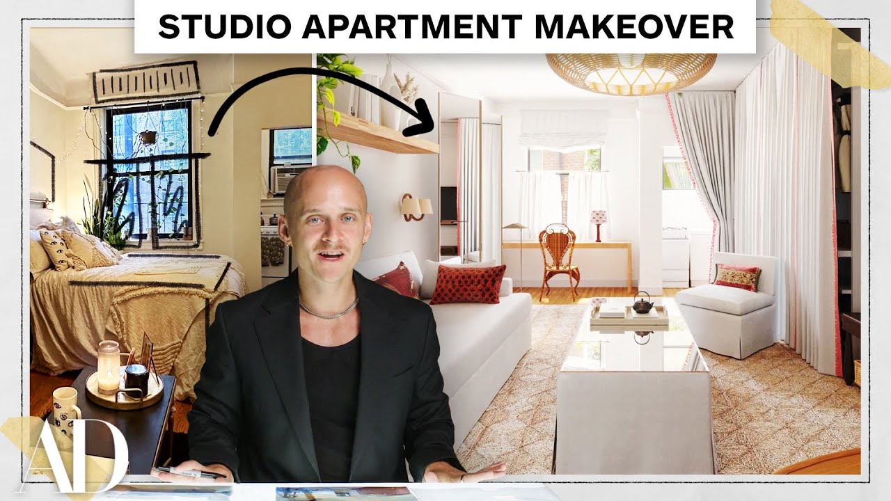 Interior Designer Transforms a Small 300 sqft Studio Apartment | Re:Design | Architectural Digest