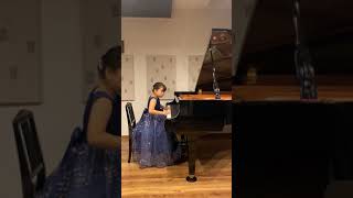 Burgmuller : 25 Etudes No1 &quot;La candeur” Op.100-1 , Rina(6 yers old)　ブルグミュラー : 25の練習曲「素直な心」