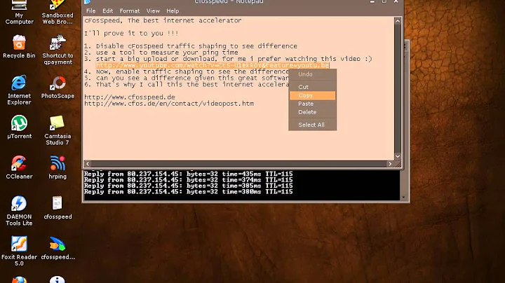 cFosSpeed, The best internet accelerator