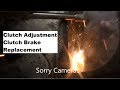 Truck Repairs: One man clutch adjustment and a clutch brake replacement