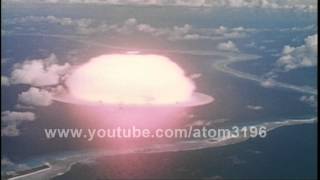 HD 1946 atomic bomb test operation crossroads Able shot in color