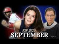 R.I.P. September 2020: Celebrities & Newsmakers Who Died | Legacy.com