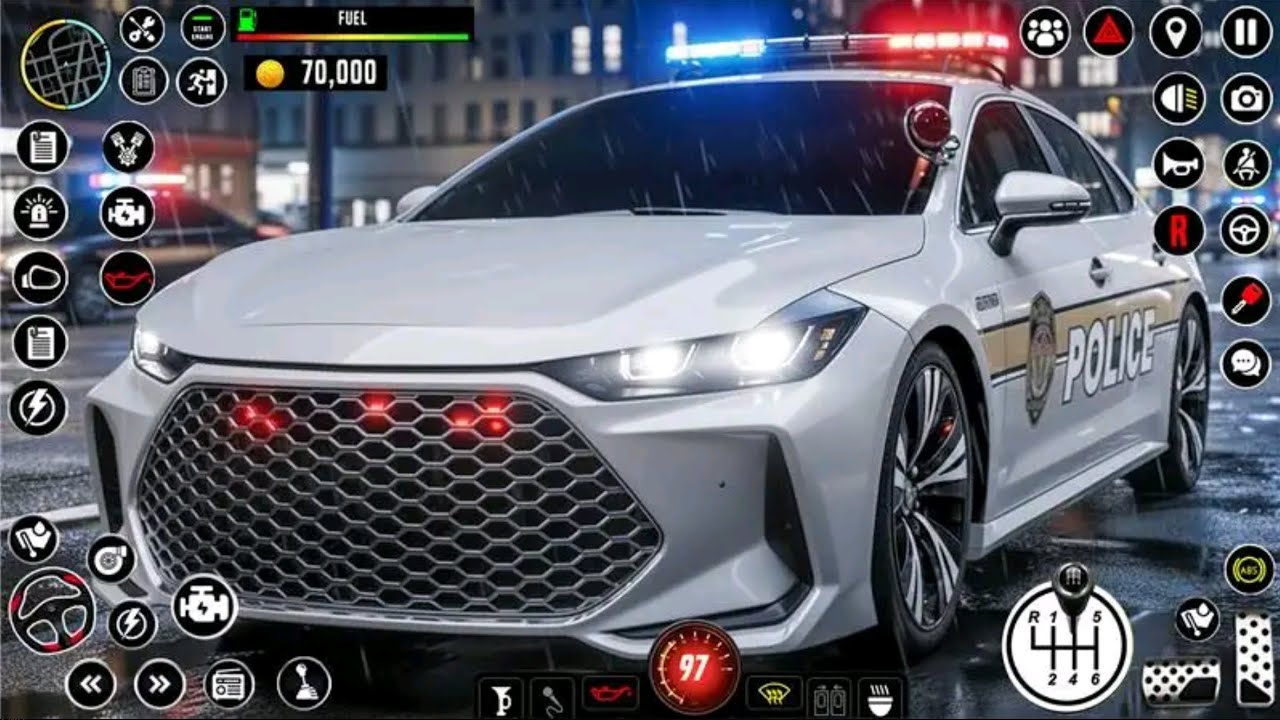 Police Car Chase Simulator 3D - Real City Cop Police Car Crime Game ...