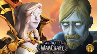 Calia Menethil Meets Derek  Jaina Reunion Cutscene [8.2.5 WoW BFA: War Campaign Finale]