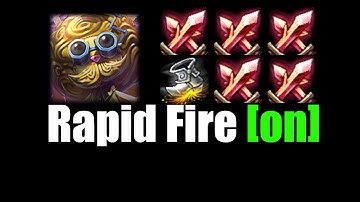 2.5 Max Attack Speed Crit Heimerdinger (Demonstration/Bots) [NOT URF]