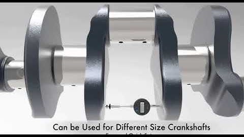How to take engine crankshaft deflection with both manual gauge and wireless electronic gauge