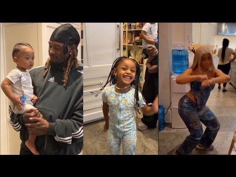 Cardi b Shared Fun Home Video Of Offset, The Kids & Sister Hennessy