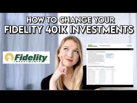 How to Change Your Fidelity 401k Investments