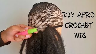 DIY AFRO CROCHET WIG