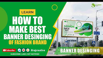 Banner Designing | Shop Billboard Banner Design in Corel draw tutorials