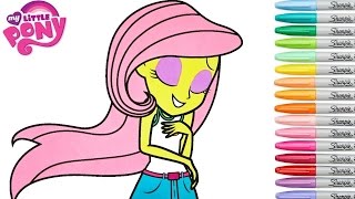 My Little Pony Coloring Book Fluttershy Equestria Girls Mlp Mlpeg Eqg Colouring Pages Rainbow Splash