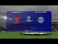 🔸Liverpool VS PSG🔹 | UEFA CHAMPIONS LEAGUE | (Simulación) XITO PATCH 2025 PS2