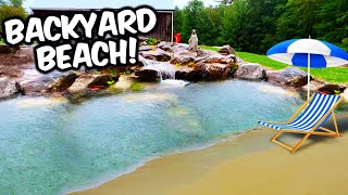 Beach Pond Backyard.