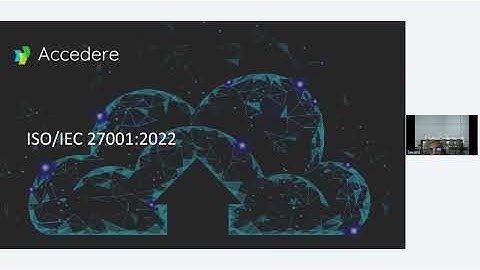 Webinar on transitioning to the new ISO/IEC 27001:2022 Standard