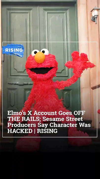 Elmo’s X Account Goes OFF THE RAILS; Sesame Street Producers Say Character Was HACKED | RISING