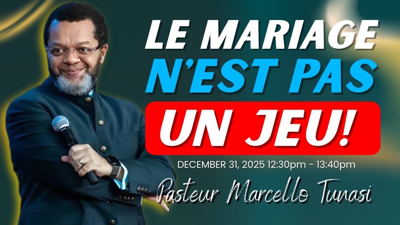 Le Mariage N'est Pas Un Jeu : Engagement Sacré Et Responsabilités | Pasteur Marcello Tunasi.