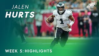 Quarterback Jalen Hurts Week 5 Highlights | Philadelphia Eagles vs Arizona Cardinals
