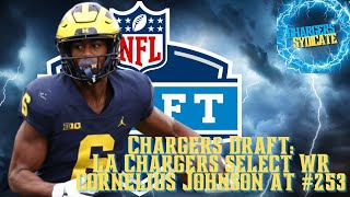 Chargers Draft: LA Chargers select WR Cornelius Johnson at #253