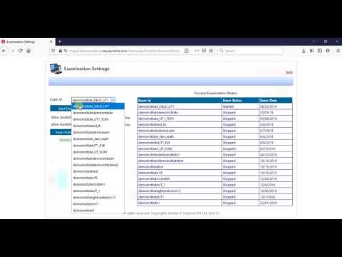 How to display result to students in admin login in online examination system using Smart School MIS