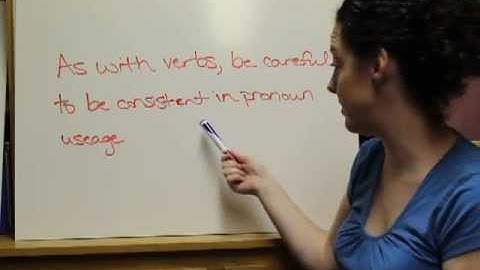 20 Most Common Errors: Unnecessary Shift in Pronoun