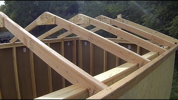 How to Build & Install Roof Rafters for a Shed