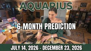 Aquarius ♒ Learning The Art Of Delegating 🌕 6-Month Prediction ✨ July 14 - December 23, 2026