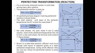 Eutectoid and peritectioid reactions