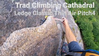 Trad Climbing Cathedral Ledge Classic Thin Air Pitch 4