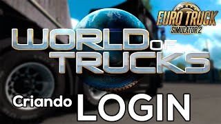 Como fazer o cadastro no World Of Trucks l Euro Truck Simulator 2 l Dicas