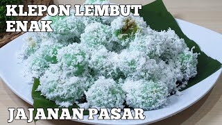 Jajanan Pasar yang Lembut dan Enak | 1/4 Kg Tepung jadi 50 Buah Klepon