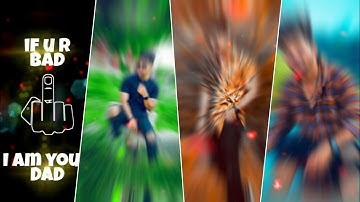 New Bad Boy Attitude Shake Effect Status Editing | Attitude Status Editing 2021| Status Kaise Banaye